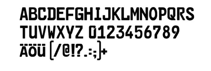 tipografia para matriculas